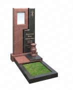 Памятник з червоним каменем 17-2